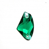 Пришивные стразы Галактик цвет Emerald - изумрудный (хрусталь Ю.Корея)