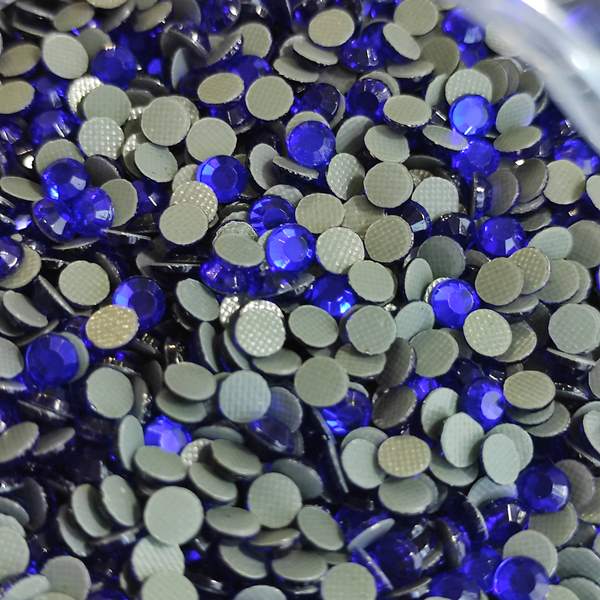 Стразы горячей фиксации цвет Cobalt - ярко-синий (стекло Китай)
