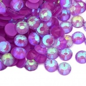 Стразы холодной фиксации цвет Neon Amethyst  AB - фиолетовый радужный неон (стекло Ю.Корея)