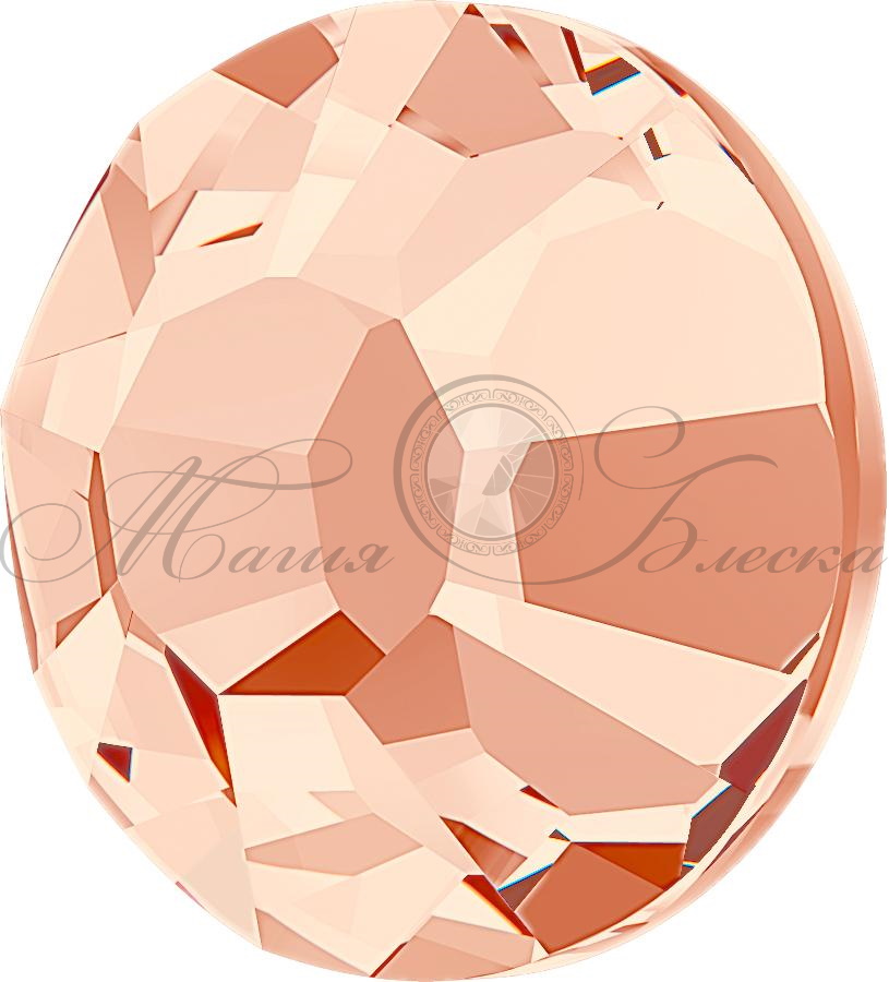 Стразы холодной фиксации цвет Peach  - персиковый (стекло Ю.Корея)