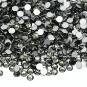 Стразы холодной фиксации цвет Black Diamond - серый прозрачный (стекло Ю.Корея)