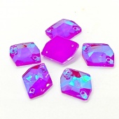 Пришивные стразы Космик Neon Amethyst AB - фиолетовый радужный неон (стекло Ю.Корея)