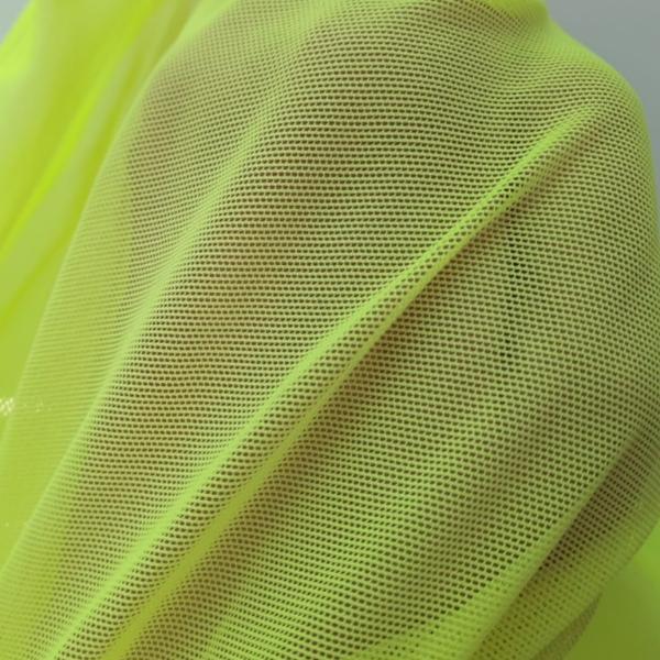Стрейч-сетка цвет Lime - лимонный ш.150см (произ-во DSI )