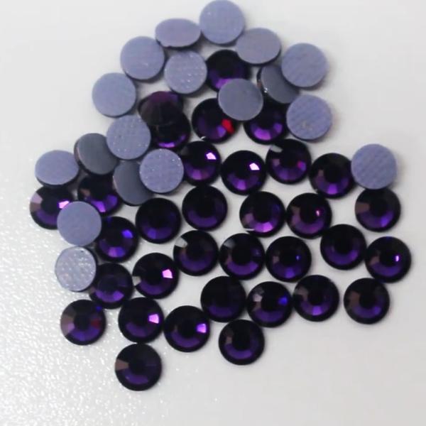 Кристаллы ГОРЯЧЕЙ фиксации цвет Purple Velvet - фиолетовый (про-во Гонконг) хрусталь