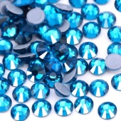 Стразы горячей фиксации цвет Capri Blue - цвет кобальта (стекло Ю.Корея)