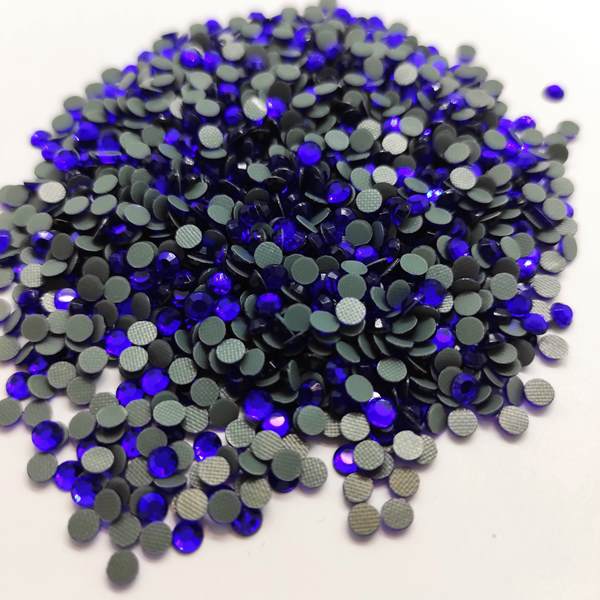 Стразы горячей фиксации цвет Cobalt - ярко-синий (стекло Китай)