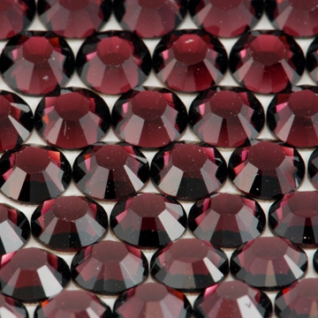 Кристаллы ХОЛОДНОЙ фиксации цвет Burgundy - винный красный (пр-во Гонконг) хрусталь