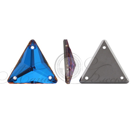 Пришивные стразы Треугольник цвет Сrystal - прозрачный  (хрусталь Ю.Корея)