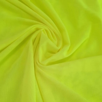 Стрейч-сетка цвет Lime - лимонный ш.150см (произ-во DSI )