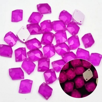 Пришивные стразы Космик Neon Purple - фиолетовый неоновый (хрусталь Ю.Корея)