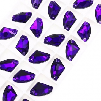 Пришивные стразы Галактик цвет Purple Velvet - фиолетовый (хрусталь Ю.Корея)