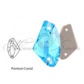 Галактик Aquamarine - цвет аквамарина 12*19мм 24шт
