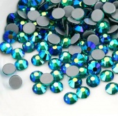 Premium HF Blue Zircon AB  - бирюзовый радужный ss20(4,6 - 4,8 мм) 1440шт