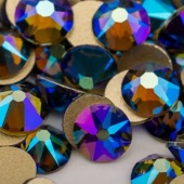 Xirius 8+8  Blue Zircon AB - бирюзовый радужный ss20(4,6 - 4,8 мм) 1440 шт стекло