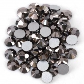 Premium NHF  Jet Hematite - черный металлик ss 30(6,4 - 6,6 мм) 72шт стекло