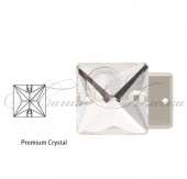 Квадрат пришивной Crystal - прозрачный 10мм 45шт хрусталь