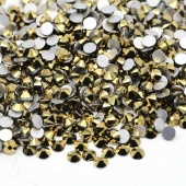 Premium NHF Crystal Dorado - золотой металлик ss20(4,6 - 4,8 мм) 144шт стекло