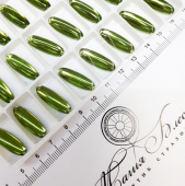Эллипс акрил Peridot 21мм 1шт