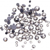 ECONOM  Black Diamond - серый прозрачный ss 6 (1,9 - 2,0 мм) 288шт АКЦИЯ