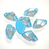 Галактик пришивной Aquamarine Opal - аквамариновый опал 9*14мм 1 шт хрусталь К9