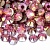 Xirius 8*8 NHF Rose AB - розовый радужный ss30(6,4 - 6,6 мм) 72 шт стекло