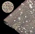 Полотно самоклеющееся Crystal AB - радужный 12*20 см 1 шт