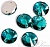 Круг пришивной Emerald - изумрудный 10мм 45шт хрусталь