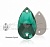 Капля пришивная  Emerald - изумрудный 7*12мм 1шт хрусталь