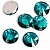 Круг пришивной Emerald - изумрудный 14мм 1шт хрусталь
