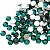 Premium NHF Emerald - изумрудный ss30(6,4 - 6,6 мм) 288шт стекло