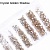 Premium NHF Crystal Golden Shadow - светло-золотой ss4 - ss12 (набор) 1440штстекло