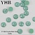 YHB HF Crystal Mint Green - мятно-зеленый кристалл ss16(3,8 - 4,0 мм) 144шт хрусталь